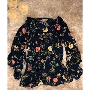 **SPRING TIME Floral Blouse**